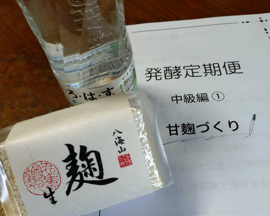 甘麹づくり　発酵定期便中級編①　　オンラインスタディ！