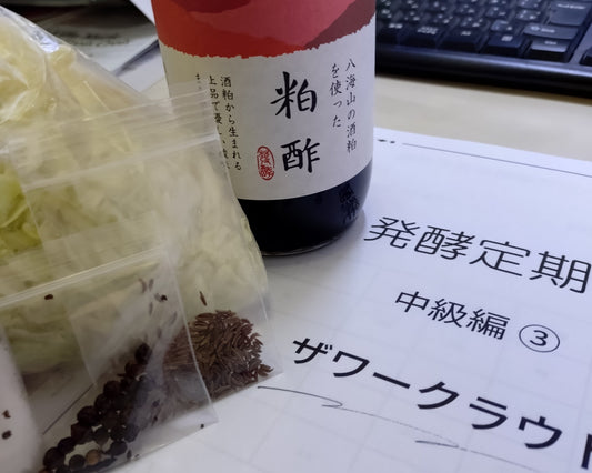 ザワークラウト　発酵定期便中級編③　オンラインスタディ！