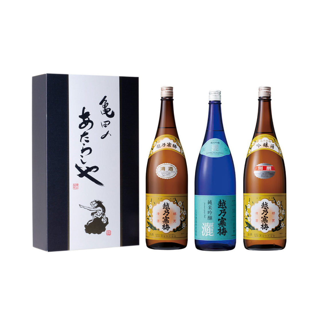 越乃寒梅 きき酒セット A-5 – 新し屋酒店