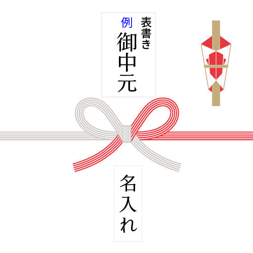 紅白蝶結び　のし